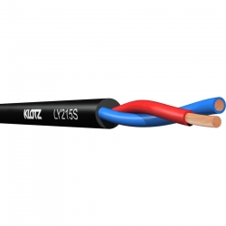 KLOTZ LY215 przewód, kabel głośnikowy czarny 2x 1,5 mm